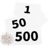 image:imageAzarxis Running Bib Competitor Numbers with Safety Pins Tyvek Tearproof Waterproof 4x7  6x75 for Marathon Races Events01 4x7 Numbers 001500