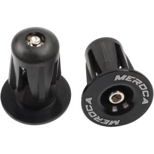 image:imageAzarxis Bicycle Bar End Plugs Aluminum Bike Handlebar Cap for Road Bike Mountain Bike BMX MTB Fixie02 Black  26mm  2 Pack