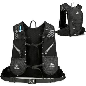 image:imageAzarxis Hiking Hydration Pack Running Backpack 18L Daypack Vest Lightweight for Women Men Cycling Biking Trail Race Rave Black  Only Backpack