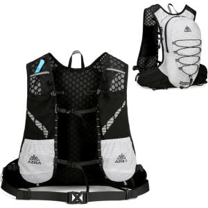 image:imageAzarxis Hiking Hydration Pack Running Backpack 18L Daypack Vest Lightweight for Women Men Cycling Biking Trail Race Rave White  Only Backpack