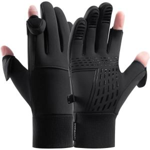 image:imageAzarxis Skeleton Gloves Adjustable Lightweight Racing Skull Sports Work Bone Gloves AntiSlip Breathable for Men amp Women Motorcycle Cycling Biking Workout3 Black with FingerTip Flap