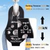 image:imageAzarxis Climbing Pulley 26kN Fixed Plate Aluminum Alloy Rope Pulley Small Micro for Rescue Climbing Hauling Zipline Rigging Rappelling Heavy Duty Black  26 kNPurple