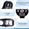 image:imageAzarxis Climbing Pulley 26kN Fixed Plate Aluminum Alloy Rope Pulley Small Micro for Rescue Climbing Hauling Zipline Rigging Rappelling Heavy Duty Black  26 kNBlack