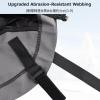 image:imageAzarxis Gaiters Low Gators Snow Ankle Gaiters for Women amp Men amp Youth Outdoor Hiking Walking Backpacking Lightweight Waterproof Adjustable Sand ProofBlack