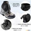 image:imageAzarxis Gaiters Low Gators Snow Ankle Gaiters for Women amp Men amp Youth Outdoor Hiking Walking Backpacking Lightweight Waterproof Adjustable Sand ProofOrange