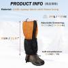 image:imageAzarxis Kids FleeceLined Leg Gaiters Waterproof Snow Boot Gators Hiking Gaiters for Kids Lightweight Outdoor Walking Climbing Hunting Cycling Mountain