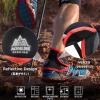 image:imageAzarxis Low Trail Gaiters Shoe Covers Wrapid Gators for Men amp Women amp Youth Running Hiking Climbing Green amp Black SM