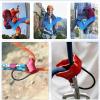 image:imageAzarxis Professional Rappel Gear Downhill Equipment ATC Guide Belay Device Rock Climbing Descender for Outdoor Recreation Strong Safe Durable Orange