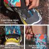 image:imageAzarxis Trail Gaiters Low Ankle Gators Shoes Boots Cover Breathable amp Sand Protection for Men Women Running Triathlon Marathon Cycling Hiking Long Distance Backpacking Ourdoor Sports02E4417 Blue  M
