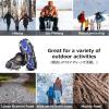 image:imageAzarxis Walk Traction Ice Snow Cleat Treads Grips Grippers Crampons Creepers with 19 Spikes for Shoes Boots Men Women Walking Climbing Hiking Fishing Heavy Duty Anti Slip Stainless Steel5 Black  10 Spikes