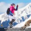 image:imageAzarxis Walk Traction Ice Snow Cleat Treads Grips Grippers Crampons Creepers with 19 Spikes for Shoes Boots Men Women Walking Climbing Hiking Fishing Heavy Duty Anti Slip Stainless Steel5 Black  10 Spikes