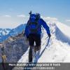 image:imageAzarxis Walk Traction Ice Snow Cleat Treads Grips Grippers Crampons Creepers with 19 Spikes for Shoes Boots Men Women Walking Climbing Hiking Fishing Heavy Duty Anti Slip Stainless Steel4 Black  8 Spikes