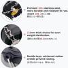 image:imageAzarxis Walk Traction Ice Snow Cleat Treads Grips Grippers Crampons Creepers with 19 Spikes for Shoes Boots Men Women Walking Climbing Hiking Fishing Heavy Duty Anti Slip Stainless Steel1 19 Spikes
