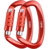 3# 12kN - Screwgate - Orange - 2 Pack