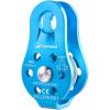 image:imageAzarxis Climbing Pulley 26kN Fixed Plate Aluminum Alloy Rope Pulley Small Micro for Rescue Climbing Hauling Zipline Rigging Rappelling Heavy Duty Black  26 kNBlue
