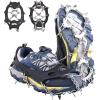 image:imageAzarxis Walk Traction Ice Snow Cleat Treads Grips Grippers Crampons Creepers with 19 Spikes for Shoes Boots Men Women Walking Climbing Hiking Fishing Heavy Duty Anti Slip Stainless Steel3 Black  Kids  13 Spikes
