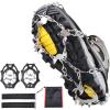 image:imageAzarxis Walk Traction Ice Snow Cleat Treads Grips Grippers Crampons Creepers with 19 Spikes for Shoes Boots Men Women Walking Climbing Hiking Fishing Heavy Duty Anti Slip Stainless Steel1 19 Spikes