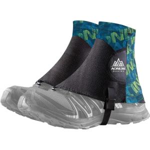 image:imageAzarxis Trail Gaiters Low Ankle Gators Shoes Boots Cover Breathable amp Sand Protection for Men Women Running Triathlon Marathon Cycling Hiking Long Distance Backpacking Ourdoor Sports01e941 Green  L