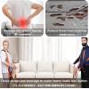image:imageAzarxis Moving Straps 2Person Lifting and Carrying System Adjustable Shoulder Harness with Back Support for Furniture Mattresses Heavy Objects01 Orange  With Back Support