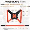 image:imageAzarxis Moving Straps 2Person Lifting and Carrying System Adjustable Shoulder Harness with Back Support for Furniture Mattresses Heavy Objects01 Orange  With Back Support
