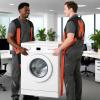 image:imageAzarxis Moving Straps 2Person Lifting and Carrying System Adjustable Shoulder Harness with Back Support for Furniture Mattresses Heavy Objects01 Orange  With Back Support