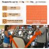 image:imageAzarxis Moving Straps 2Person Lifting and Carrying System Adjustable Shoulder Harness with Back Support for Furniture Mattresses Heavy Objects03 Orange  Forearm Lifting Straps