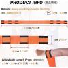 image:imageAzarxis Moving Straps 2Person Lifting and Carrying System Adjustable Shoulder Harness with Back Support for Furniture Mattresses Heavy Objects03 Orange  Forearm Lifting Straps