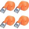 #2 Orange with Silver Buckle - 4 Pack