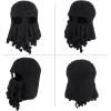 image:imageAzarxis Beard Beanie Hat Knit Funny Pirate Hat Winter Octopus Hat Windproof Warm Squid Mask for Men Women HalloweeGray