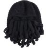 image:imageAzarxis Beard Beanie Hat Knit Funny Pirate Hat Winter Octopus Hat Windproof Warm Squid Mask for Men Women HalloweeGray