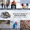 image:imageAzarxis Walk Traction Ice Cleat Spikes Crampons with 10 Spikes Snow Grips Stretch Footwear Traction for Walking Jogging Climbing Hiking on Snow and Ice03 Spring Coil  Stainless Steel