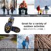 image:imageAzarxis Walk Traction Ice Cleat Spikes Crampons with 10 Spikes Snow Grips Stretch Footwear Traction for Walking Jogging Climbing Hiking on Snow and Ice01 10 Spikes  Galvanized Steel Spike
