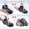 image:imageAzarxis Walk Traction Ice Cleat Spikes Crampons with 10 Spikes Snow Grips Stretch Footwear Traction for Walking Jogging Climbing Hiking on Snow and Ice01 10 Spikes  Stainless Steel
