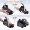 image:imageAzarxis Walk Traction Ice Cleat Spikes Crampons with 10 Spikes Snow Grips Stretch Footwear Traction for Walking Jogging Climbing Hiking on Snow and Ice01 10 Spikes  Galvanized Steel Spike