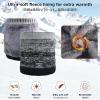 image:imageAzarxis Winter Neck Warmer Gaiter  Thick Thermal Fleece Ski Cover Windproof Face amp Neck Mask for Men and Women02 Black
