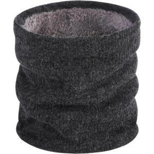 image:imageAzarxis Winter Neck Warmer Gaiter  Thick Thermal Fleece Ski Cover Windproof Face amp Neck Mask for Men and Women01 Gray
