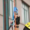 image:imageAzarxis 20 kN Micro Side Swing Pulley Prusik Minding Pulleys for 047  12mm RopeCable Rock Climbing Tree Arborist Zipline Lifting Hauling Dragging Rescue Aerrial Work Hitch Tending02 Blue  Right Hand