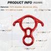 image:imageAzarxis 35 kN 50 kN Climbing Rescue Figure 8 Descender Large BentEar Rigging Plate Heavy Duty amp High Strength Rappel Device Equipment for Rappelling Belaying Tree Climbing Aerial Silks Rigging02 Red  50 kN