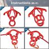image:imageAzarxis 35 kN 50 kN Climbing Rescue Figure 8 Descender Large BentEar Rigging Plate Heavy Duty amp High Strength Rappel Device Equipment for Rappelling Belaying Tree Climbing Aerial Silks Rigging02 Red  50 kN