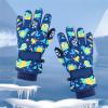 image:imageAzarxis Kids Children Ski Gloves Winter Snow Gloves Waterproof Winter Warm Glove for Snowboarding Sledding02 Royal Blue