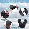 image:imageAzarxis Kids Children Ski Gloves Winter Snow Gloves Waterproof Winter Warm Glove for Snowboarding Sledding03 Rose Red  Reflective
