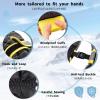 image:imageAzarxis Kids Children Ski Gloves Winter Snow Gloves Waterproof Winter Warm Glove for Snowboarding Sledding04 Orange Thicker Version