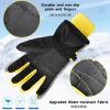 image:imageAzarxis Kids Children Ski Gloves Winter Snow Gloves Waterproof Winter Warm Glove for Snowboarding Sledding04 Pink Thicker Version