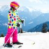 image:imageAzarxis Kids Children Ski Gloves Winter Snow Gloves Waterproof Winter Warm Glove for Snowboarding Sledding05 Black