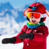 image:imageAzarxis Kids Children Ski Gloves Winter Snow Gloves Waterproof Winter Warm Glove for Snowboarding Sledding05 Blue