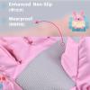 image:imageAzarxis Kids Children Ski Gloves Winter Snow Gloves Waterproof Winter Warm Glove for Snowboarding Sledding06 Pink