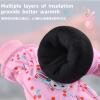 image:imageAzarxis Kids Children Ski Gloves Winter Snow Gloves Waterproof Winter Warm Glove for Snowboarding Sledding06 Red