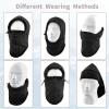 image:imageAzarxis Kids Childrens Balaclava Hat Fleece Ski Face Mask Winter Cap Adjustable Double Neck Warmer01 Jujube Red