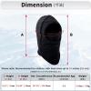 image:imageAzarxis Kids Childrens Balaclava Hat Fleece Ski Face Mask Winter Cap Adjustable Double Neck Warmer01 Peach Pink