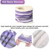 image:imageAzarxis Kids Childrens Balaclava Hat Fleece Ski Face Mask Winter Cap Adjustable Double Neck Warmer05 Light Purple  Hat Scarf Gloves Set
